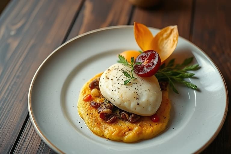 Karamellisert epleomelett