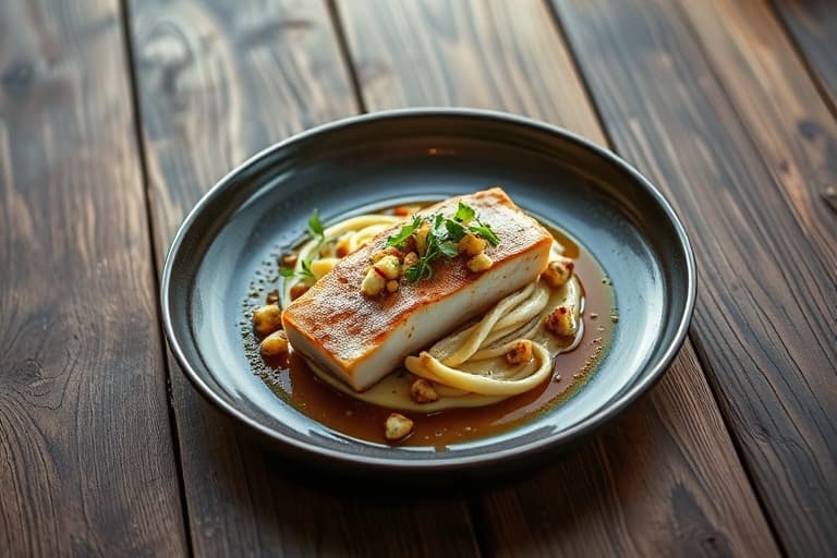 Laksekaker med grønnsaker