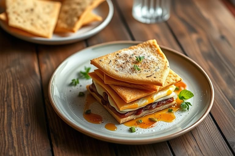 Mocha Matzoh Napoleon