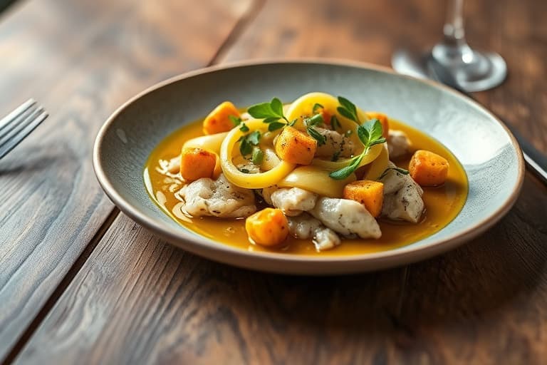 Caper- og safransaus med majones