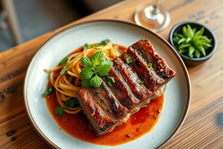 Søte og krydrete ribber med chipotle-glasur