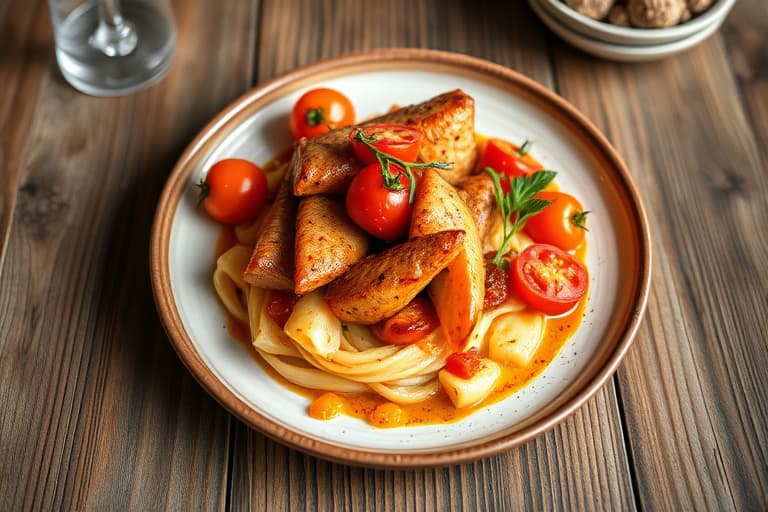 Brased artisjokker med tomater og mynte