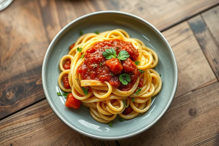 Potetgnocchi med svinekjøtt og vill sopp-ragù