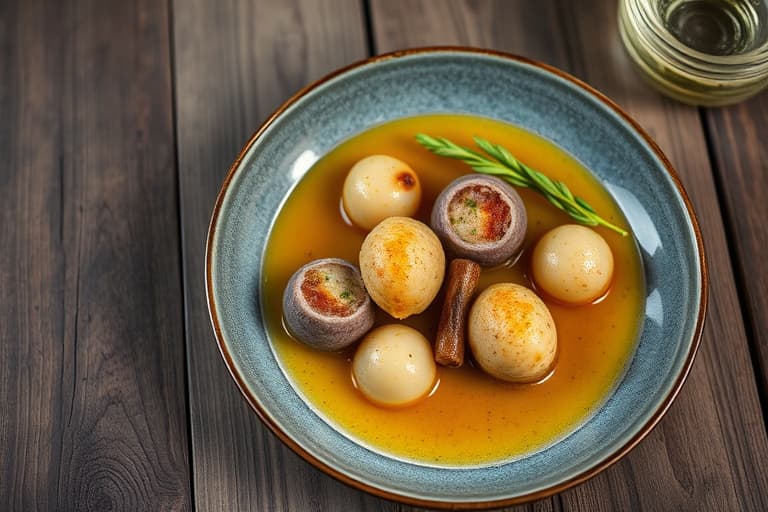 Søndagssaus med braciole, kjøttboller og pølse