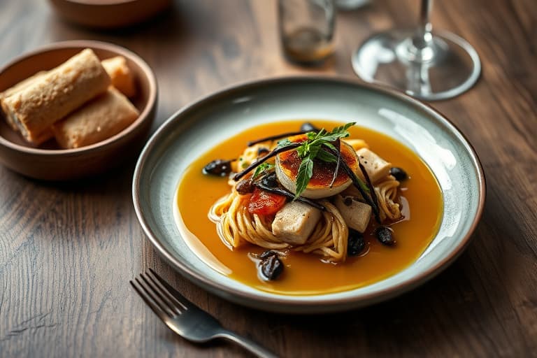 Kylling med svart pepper og lønnesirupssaus