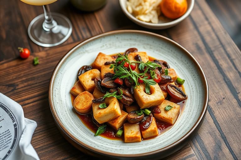 Brandede tørkede tranebær og kirsebær