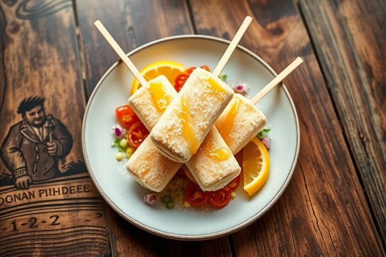 Frosne sitronpaj-pops