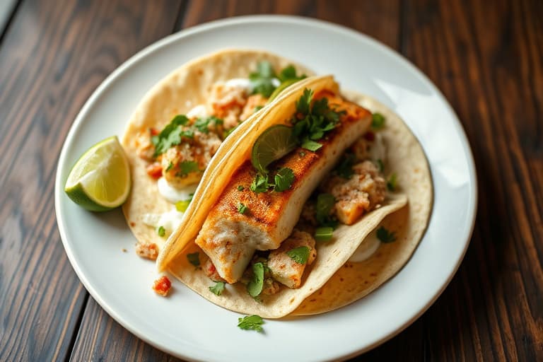Tequila-lime mahimahi-tacos