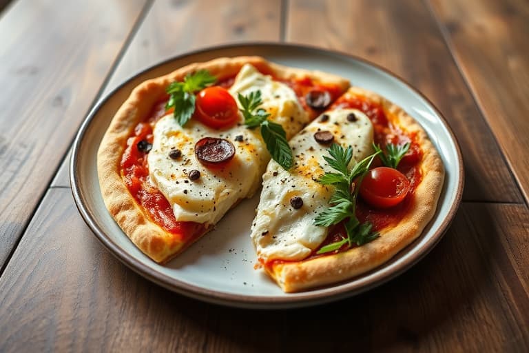 Rask Brie- og olivapizza