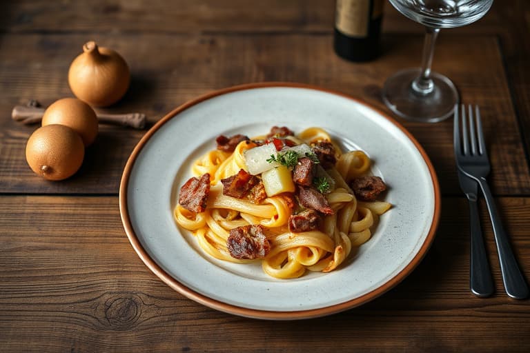 Fullkorns-fyll med pancetta, kastanjer og parmesan