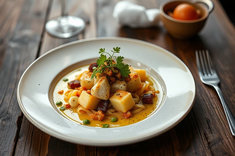 Kalkun-, sopp- og byggrisotto