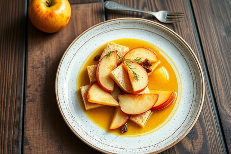 Aromatisk appelsinkylling med vårløkmos