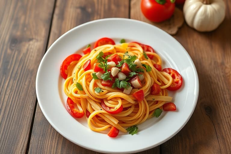 Sorte bønner- og rød peppersalat