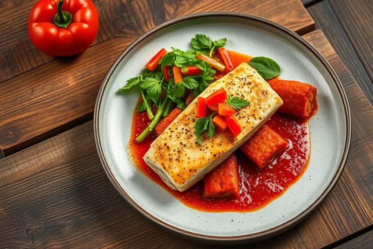 Grillet kylling med geitostfyll, paprika, løk og to salsas