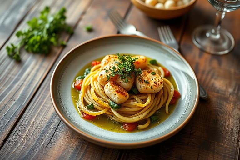 Dampede blåskjell med sofrito