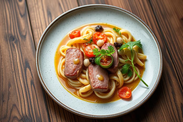 Saltede svinekoteletter med epler