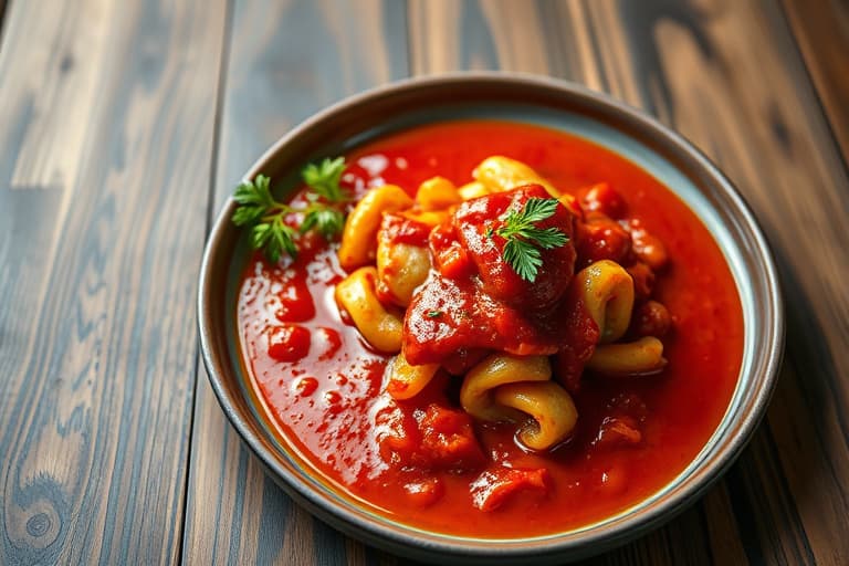 Ristet rød paprika-Bloody Mary-saus