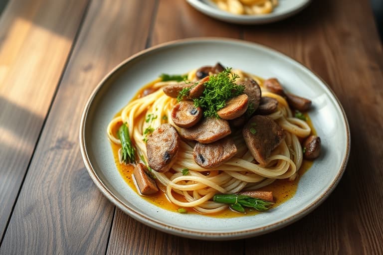 Potet- og shiitakesoppgrateng