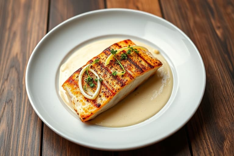 Bakt rød snapper med avgolemono