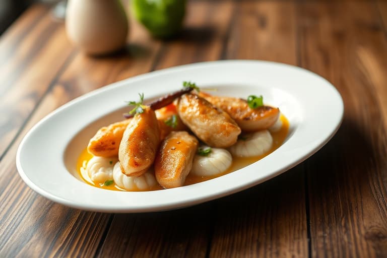 Bakte epler fylt med honning, mandler og ingefær