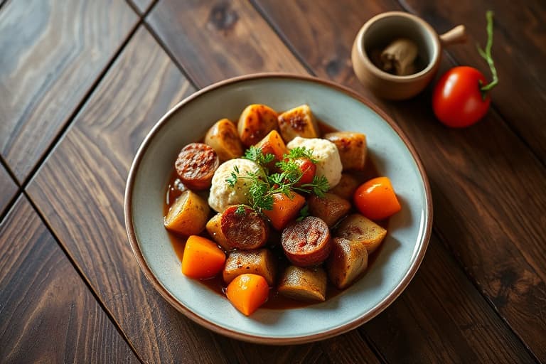 Urtebakte ovnsstekte poteter