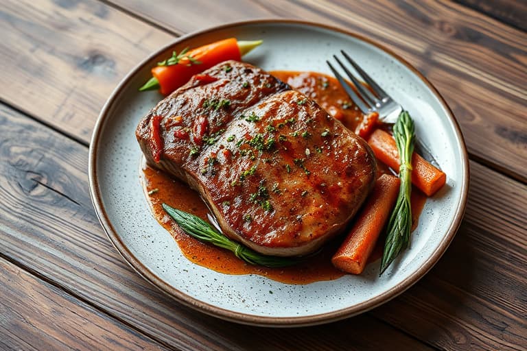 Ribbeesteak med oregano, spisskummen og paprika