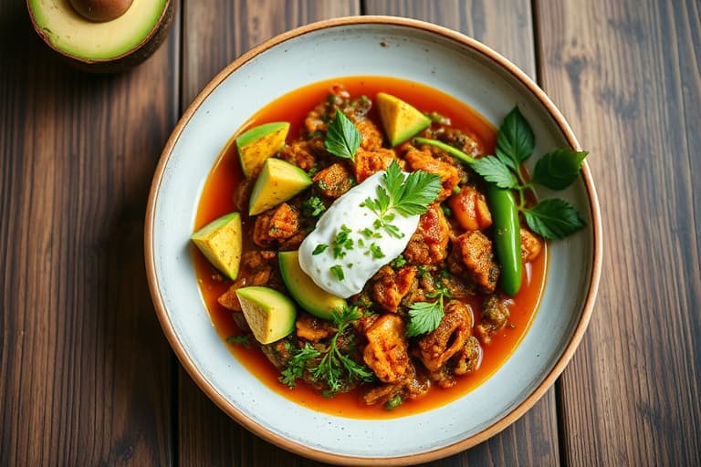 Fylte poblano-chili med avocado og poteter