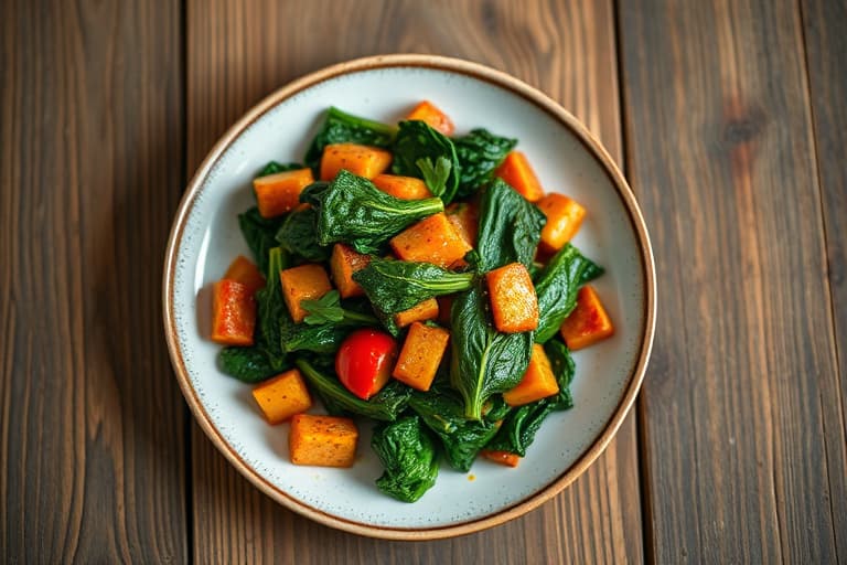 Brasiliansk stil med collard greens