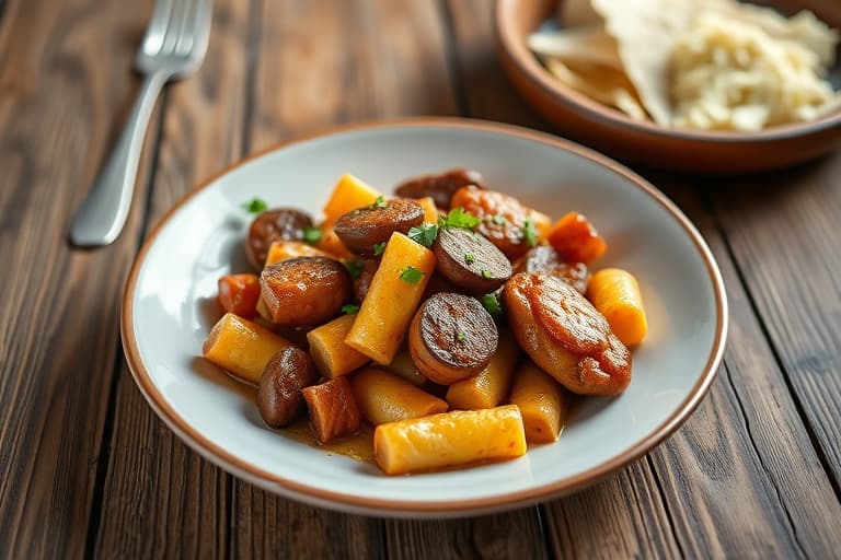 Friterte ovnsbakte poteter