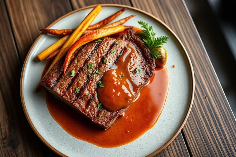 Bifffiletsteak med chilisaus