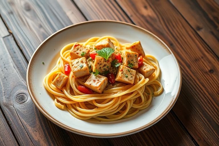 Tofu-rigatoni-grateng