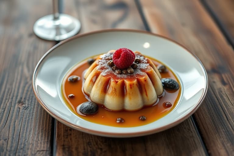 Eple- og mandelpudding i gammel stil