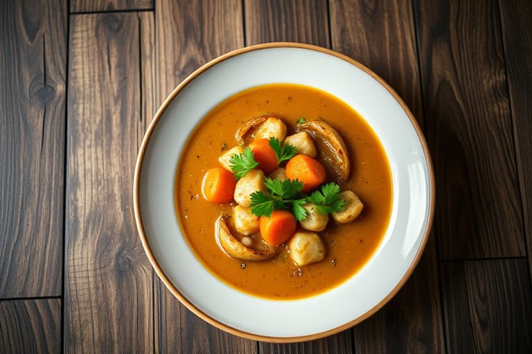 Eplesuppe og sellerirotsuppe med koriander