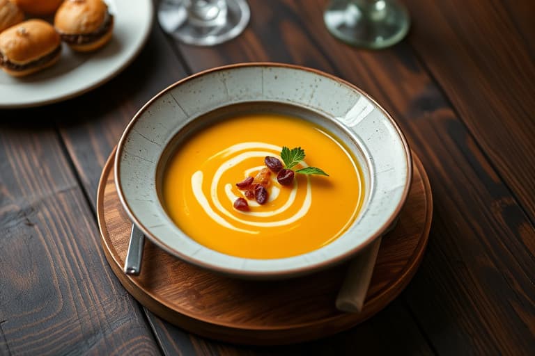 Artisjokk- og blåmuggostbisque