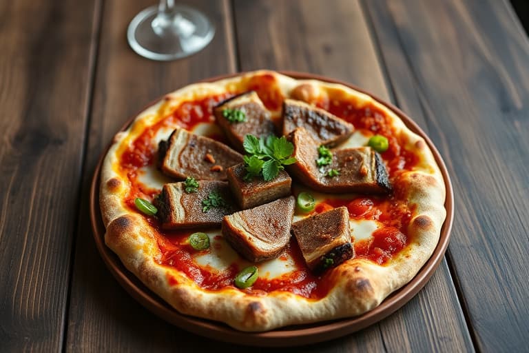 Duck Pizza med hoisin og vårløk