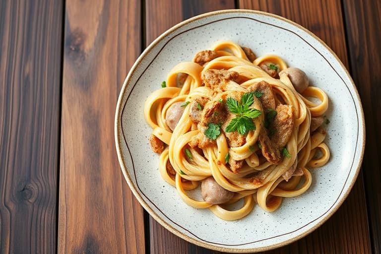 Pepret biff Stroganoff