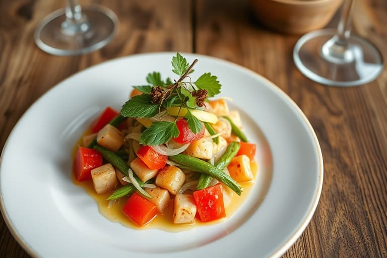 Babyspinat- og bringebærsalat