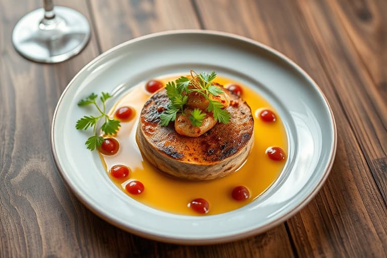 Ristet pærekrem med smuldredeig