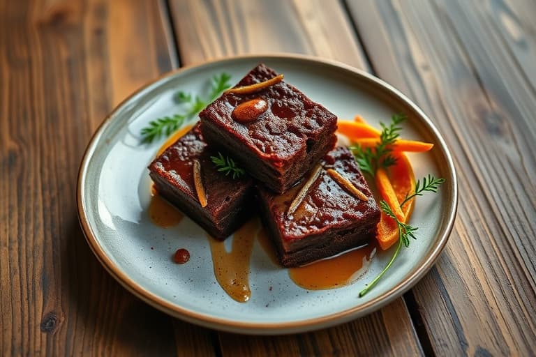 Fudgy glutenfrie kremostbrownies