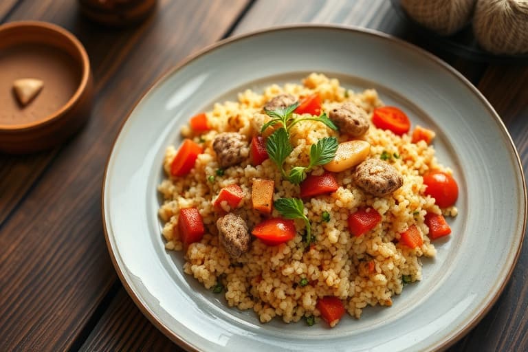 Grønnsaksbulgurcouscous