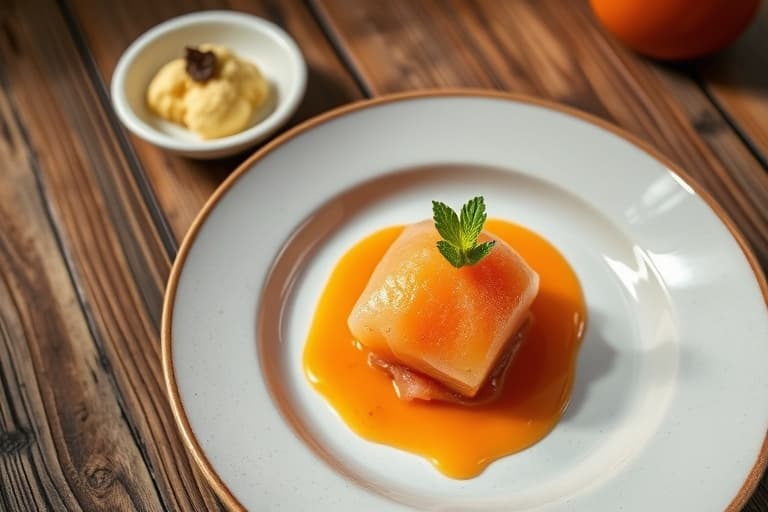 Rustikk aprikos sorbet