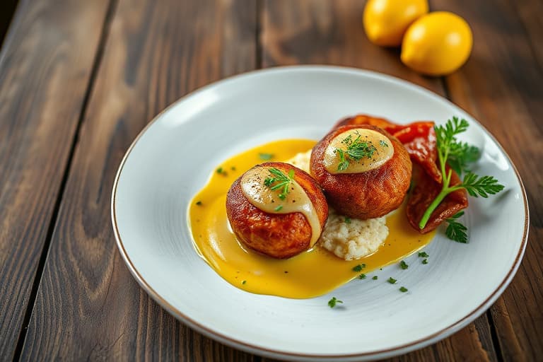 Kremboller med sitronkremfyll