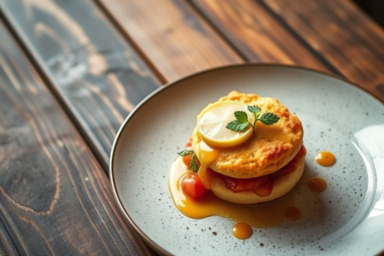 Scones med sitron fra Meyer og tørkede blåbær