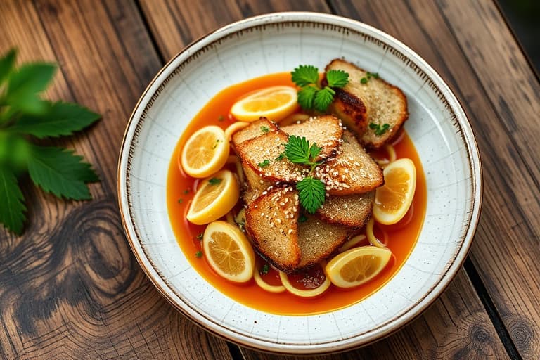 Sorte sesam-lace kjeks