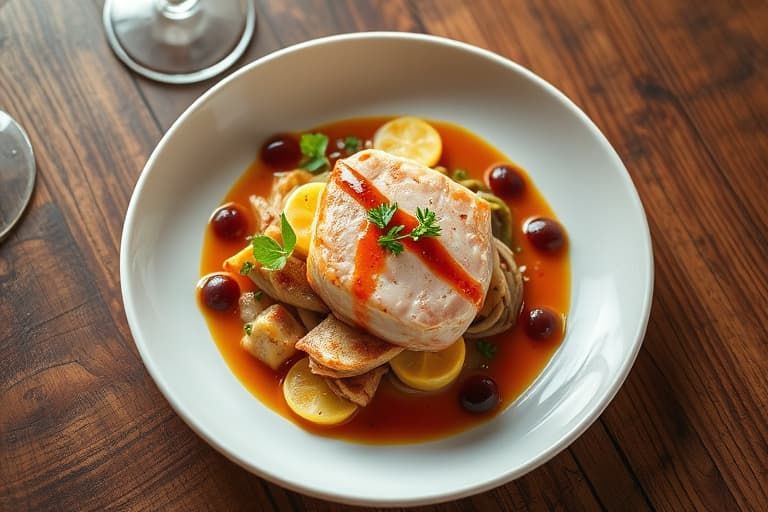 Kamskjell med hasselnøtter og brunet smørvinaigrette