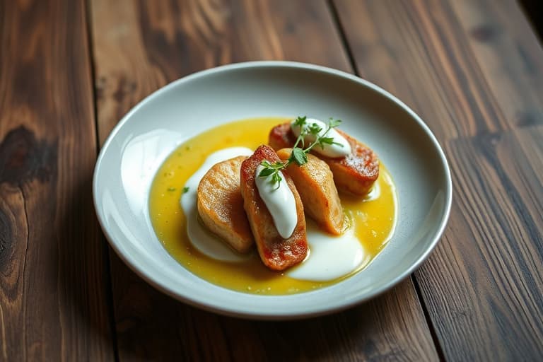 Sitron- og hvitløksmarinerte lammekoteletter med yoghurtsaus