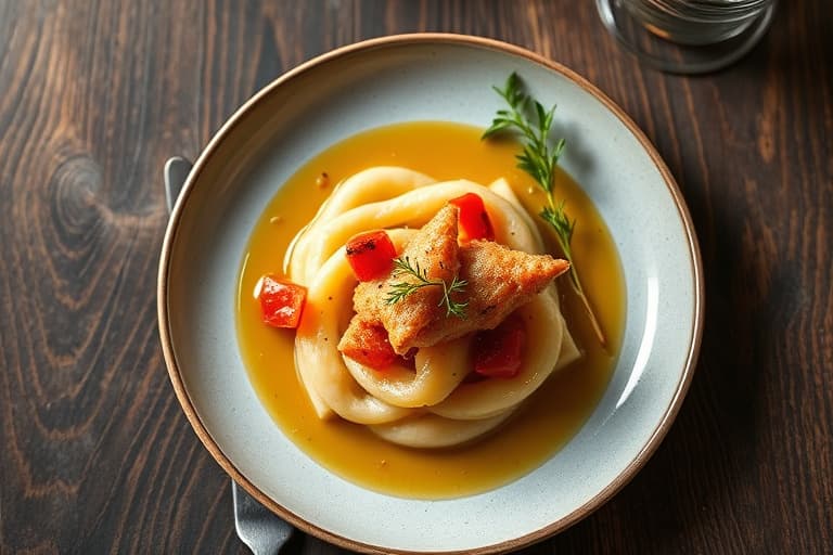 Sitronbrødterte med lønnesirup-infusert pisket krem