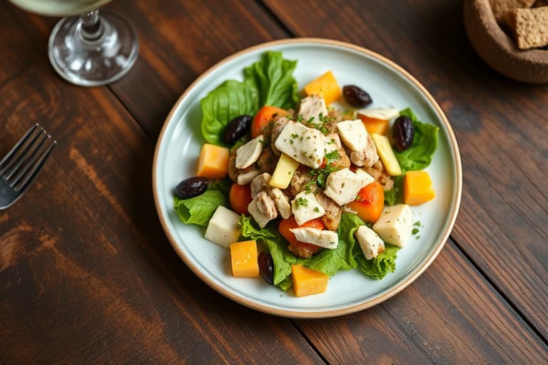 Boston-salatbiter med Zinfandel-dressing og Stilton