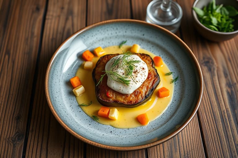 Søt og sur aubergine