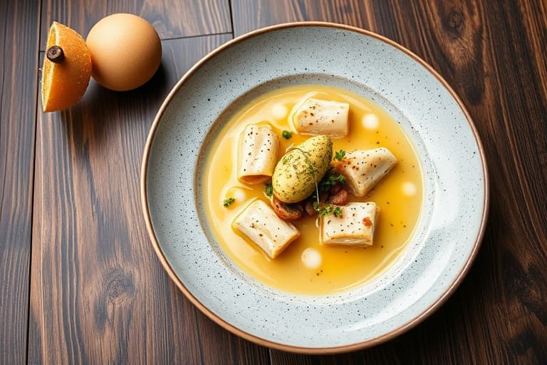 Aspargessuppe med sitronkrem fraiche